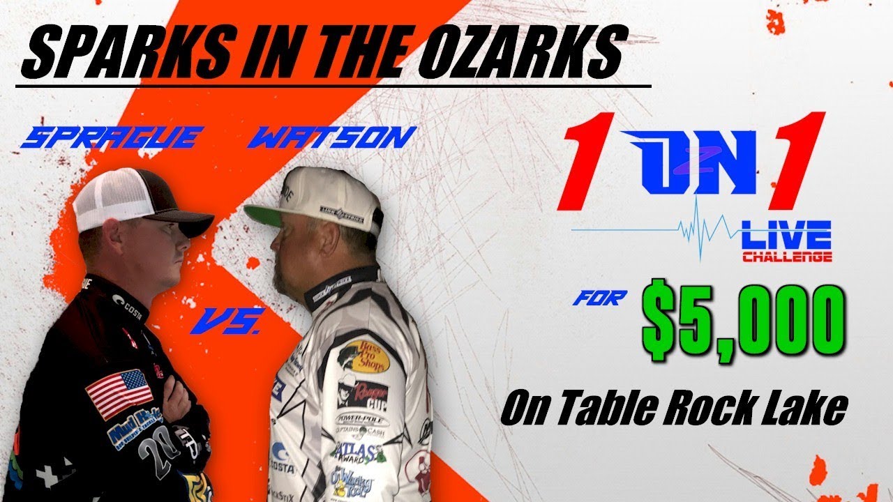 1 ON 1 LIVE - SPRAGUE VS WATSON ON TABLE ROCK FOR $5,000