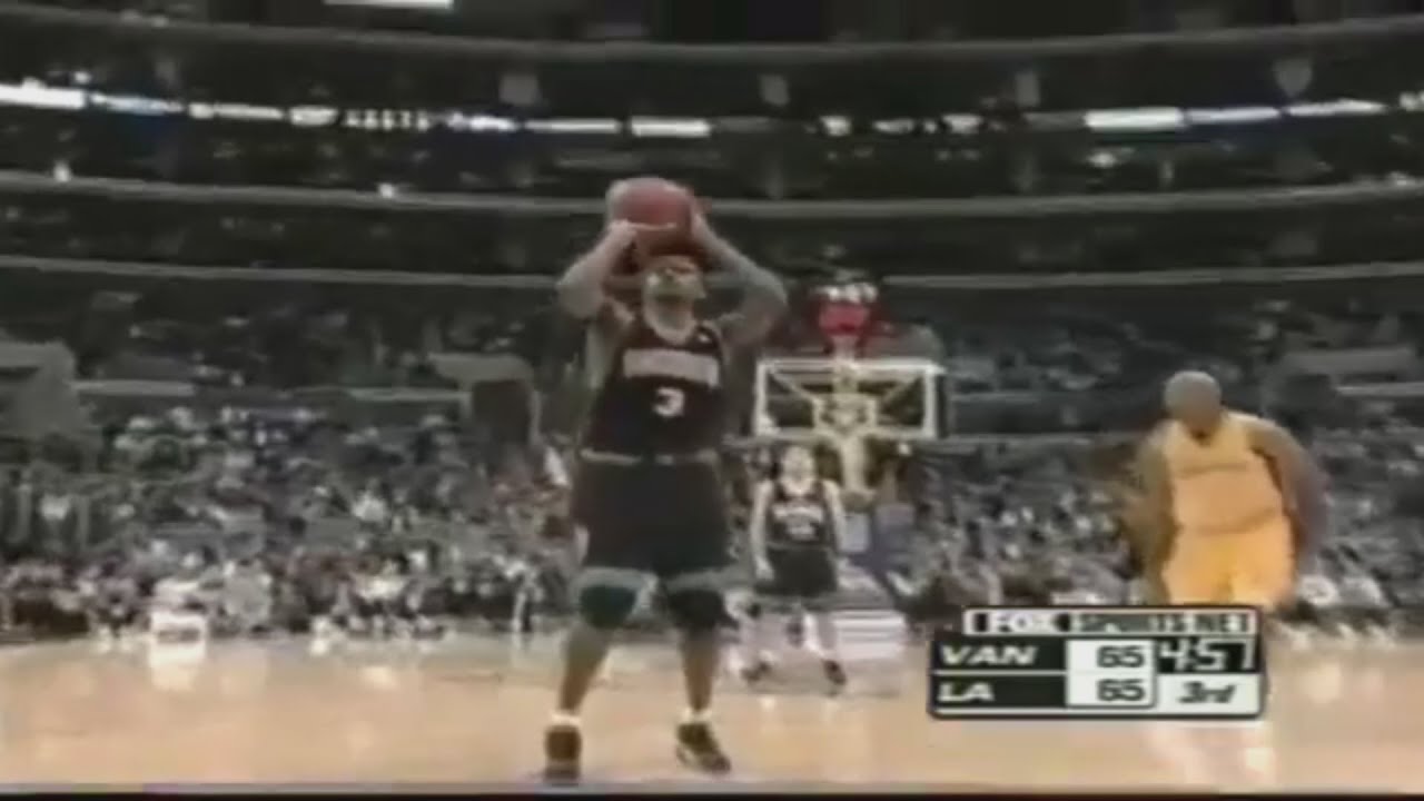 Shareef Abdur-Rahim 32 Points 3 Ast @ Lakers, 2000-01.