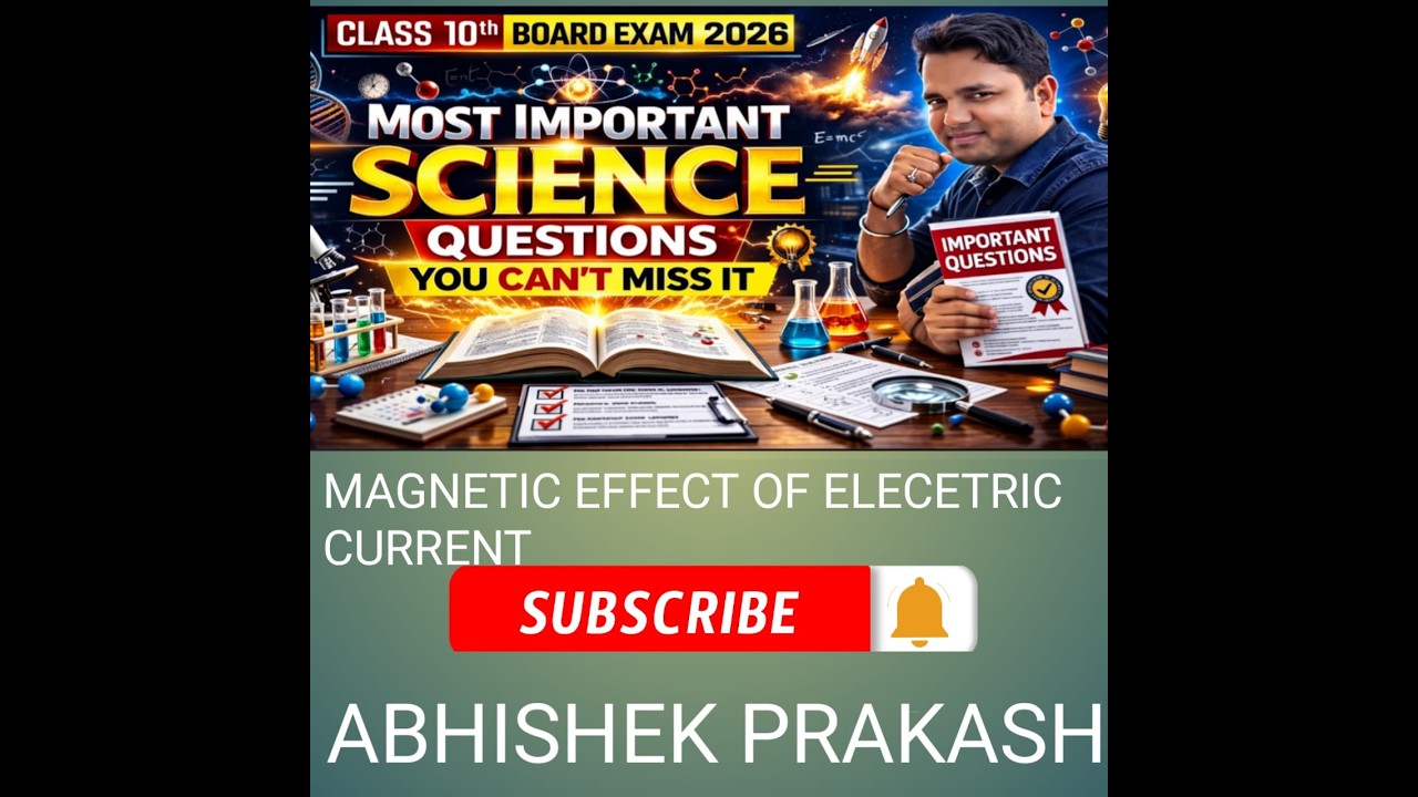 Magnetic Effect of Eletric Current EXAM SPECIAL 🎯 | All Reactions + Tricks + PYQs CLASS X PHYSICS