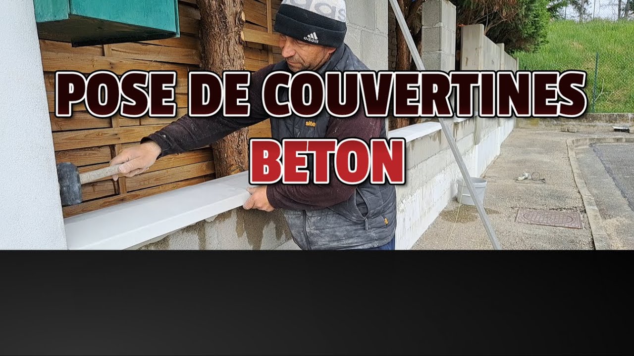 Pose des couvertines | Comment faire des joints de couvertines