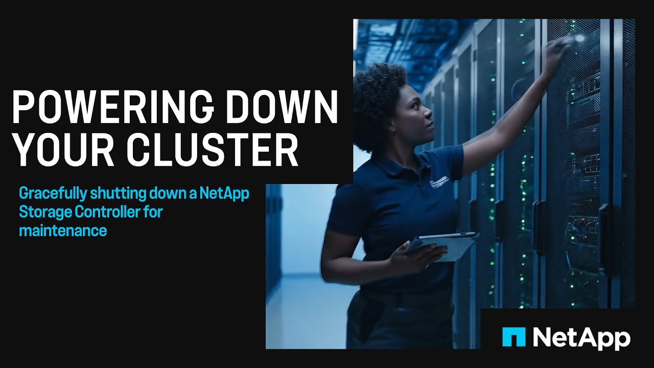 Maintenance Essential: Graceful shutdown of a NetApp Cluster