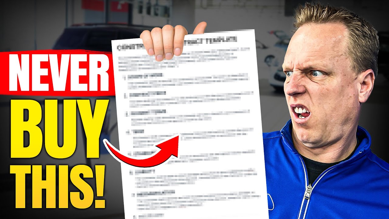 4 things to Never Buy in The Finance Office when buying a car.