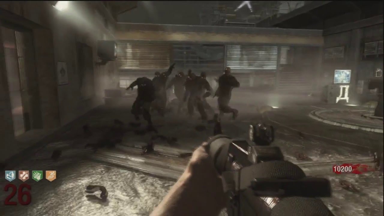 Black Ops: Zombies Ascension Gameplay - Round 25+ Solo