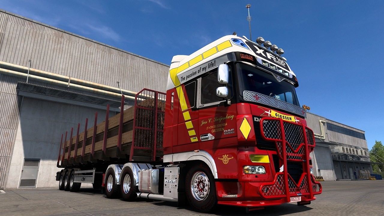 DAF XF 105 Euro5 Real Engine Sound Mod ETS2 1.53 POV Truck Driving｜Vanilla Map＃117
