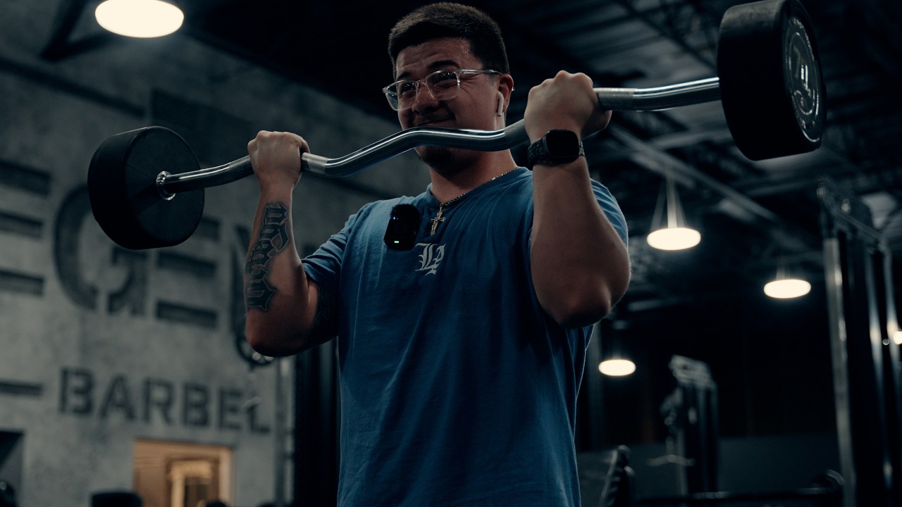 Quick back and bicep session!