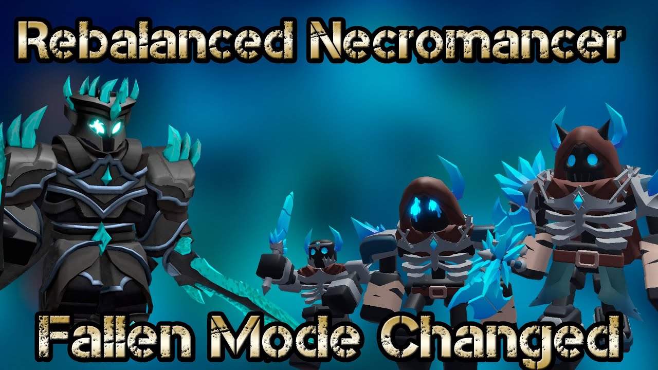 I Soloed Fallen Mode with the Rebalanced Necromancer | Roblox TDS
