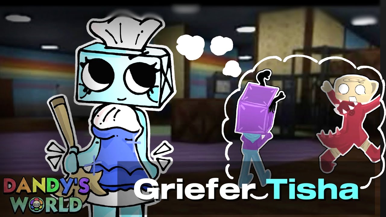 Playing with a griefer Tisha 😭 (Dandy's world + keyboard asmr!) 