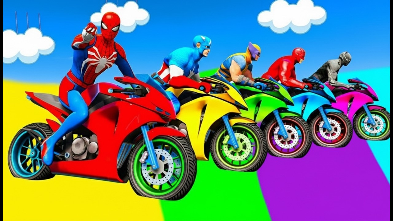 SPIDER MAN EXPERT Reveals CRAZY Motorcycle Stunts on RAINBOW SPIDERS BRIDGE