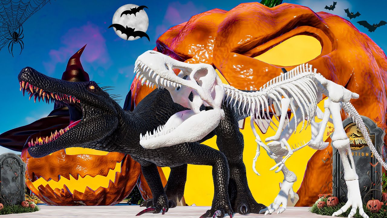 Epic Halloween Special – Pumpkin Hatchery! Halloween Dinosaurs Take Over Jurassic World 🎃🦖 JWE2 Mods