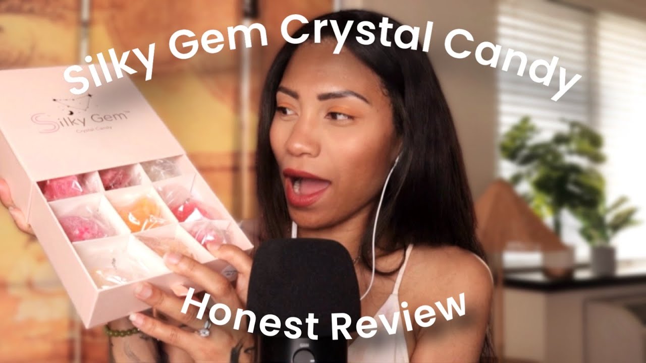 ASMR Silky Gem Съедобные кристальные конфеты ЧЕСТНЫЙ ОТЗЫВ *шепчущие, хрустящие, мягкие жевательн...