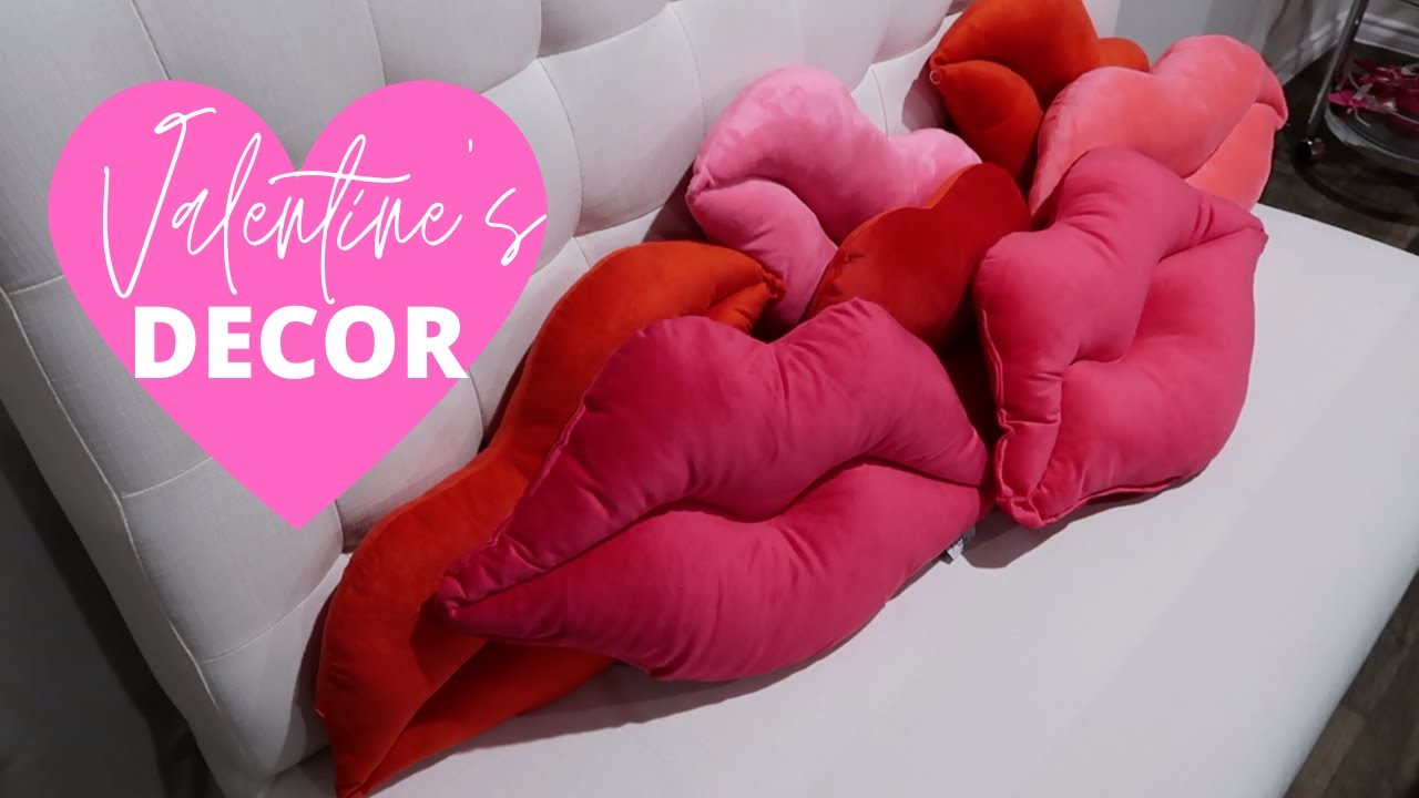 VALENTINE'S Decorate with me | Galentine's and Candy Decorations | Pink and Red Decor Ideas 2021