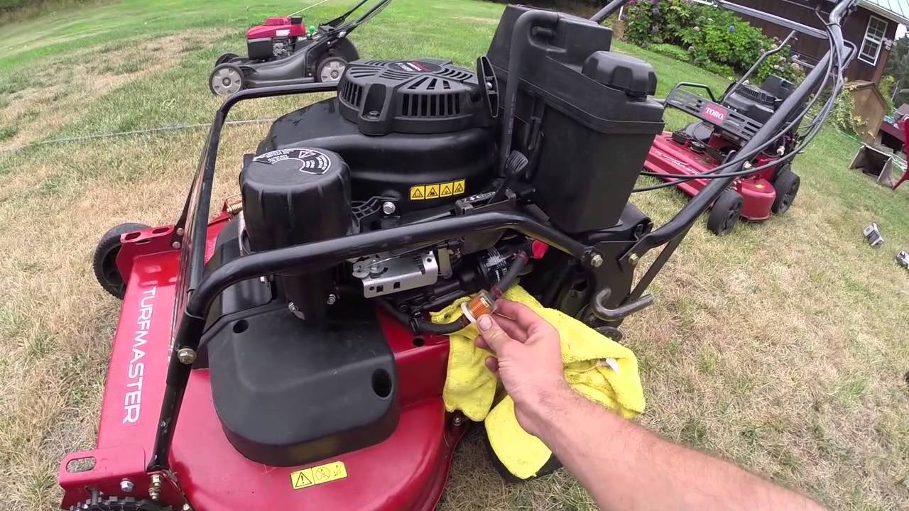 How to tighten the blade cable on a Toro/Exmark 30