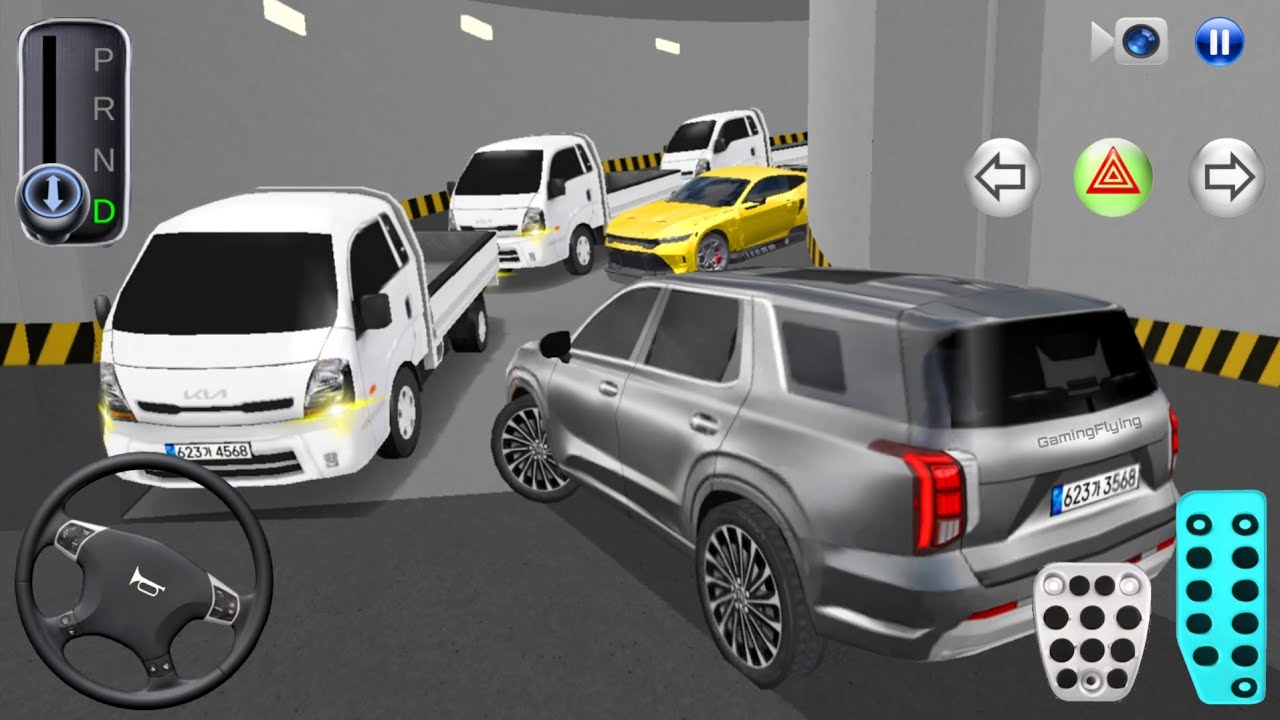 New Palisade car Stuck in Parking Garage - 3D Driving Class 2026 - 3D Driving Class Game - Car Game