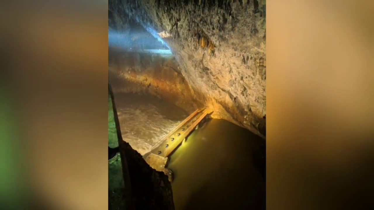 Postojna CAVE IN Slovenia, one of the largest caves in the world.