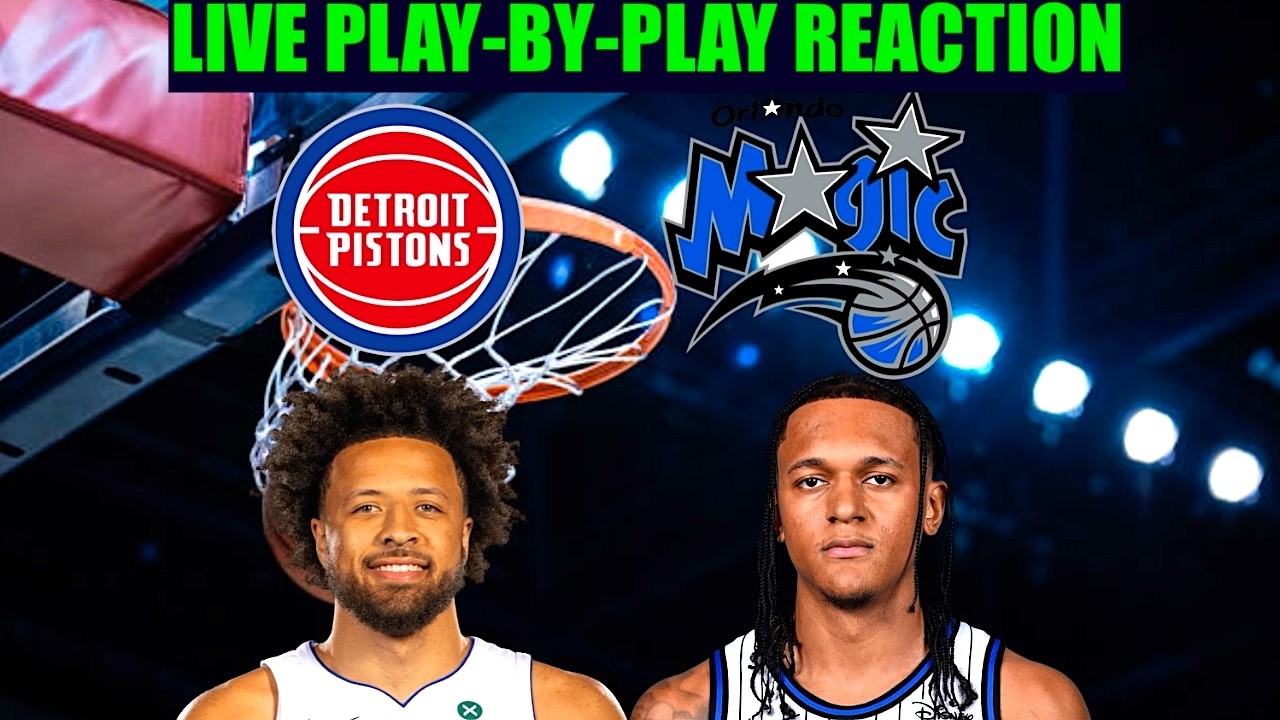 Detroit Pistons vs Orlando Magic NBA Play-By-Play Reaction 3/1/26 LIVE
