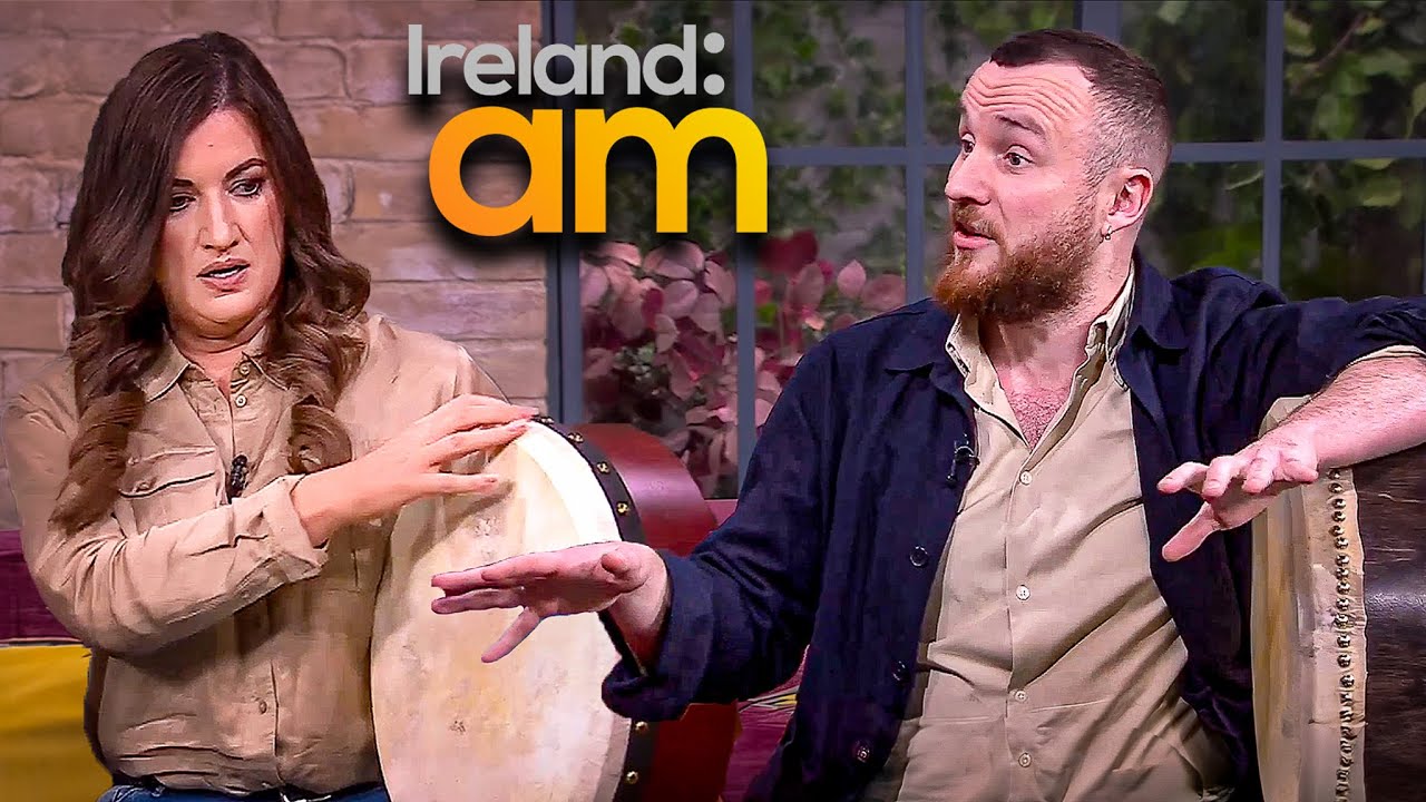 Secrets of the bodhrán EXPOSED LIVE on Irish TV!