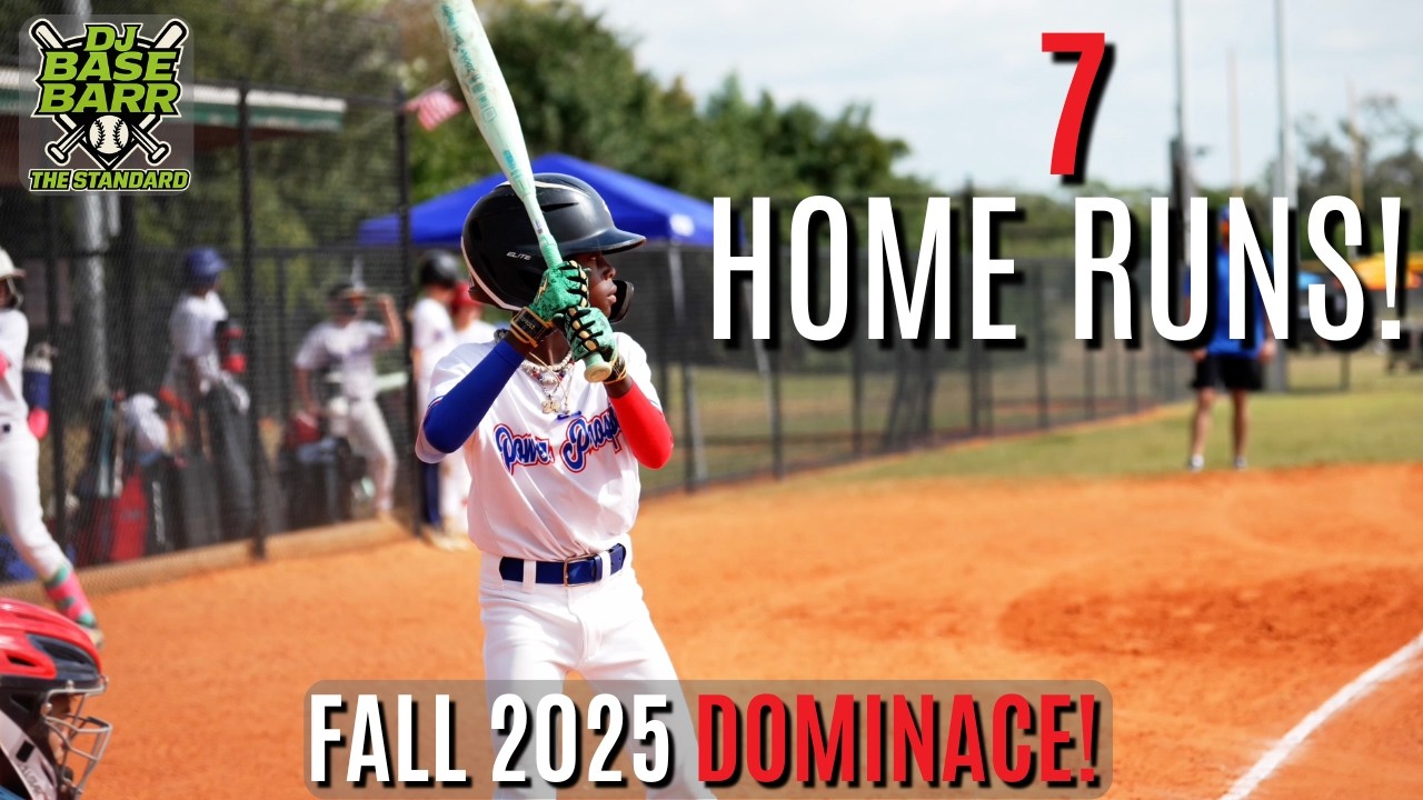 11-Year-Old DJ Barr Crushes It! | 7 Home Runs Fall 2025 💥⚾