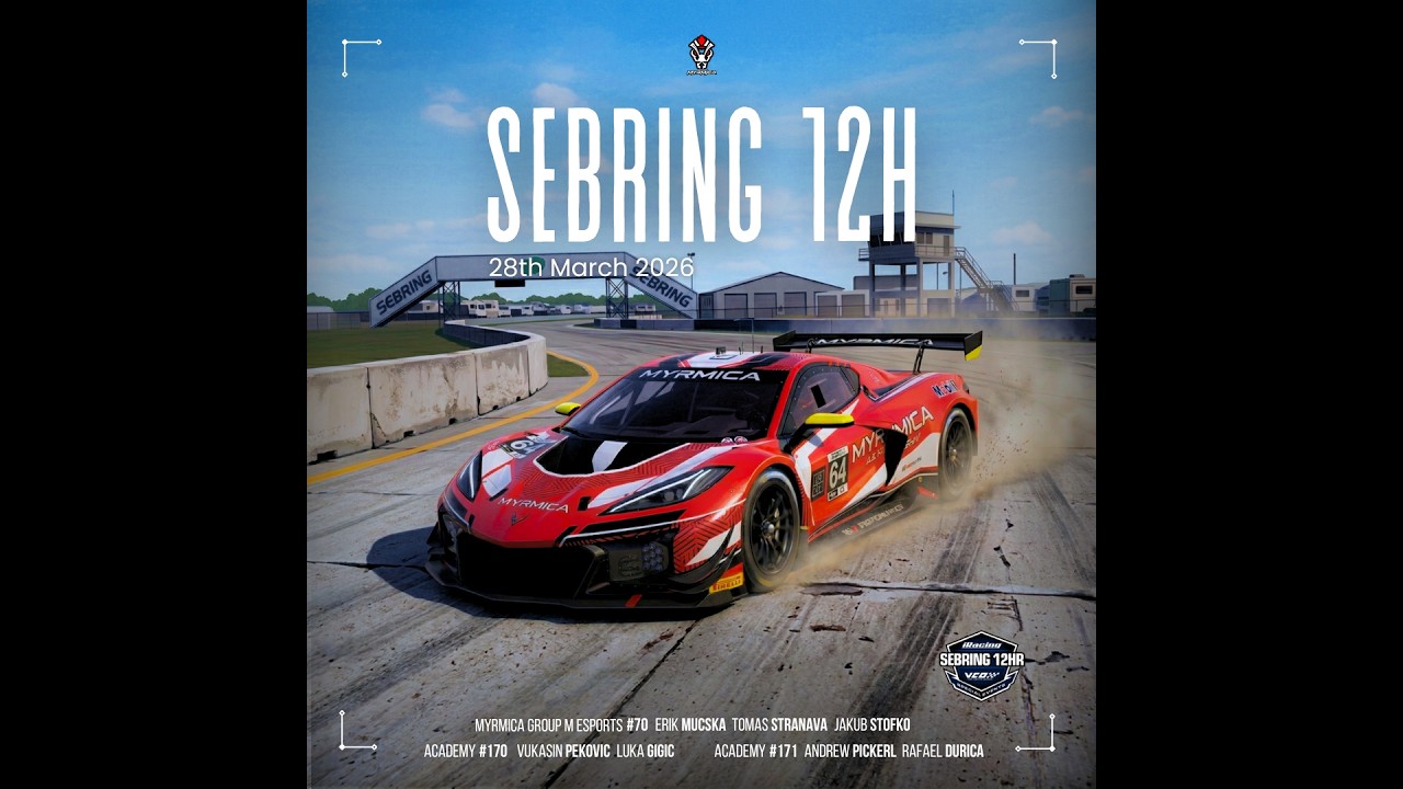 Myrmica Group M Esports #70 I Sebring 12HR I iRacing Special Event
