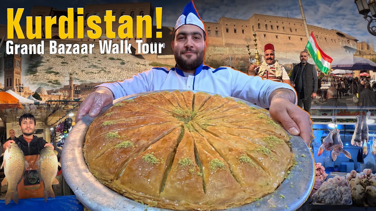 Why ERBIL, Kurdistan is the FRIENDLIEST City in the Middle East! Citadel & Bazaar Tour 2025