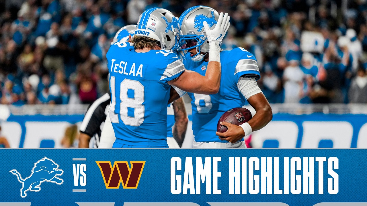 2026 Preseason Week 2: Lions vs. Commanders | Highlights 🎥