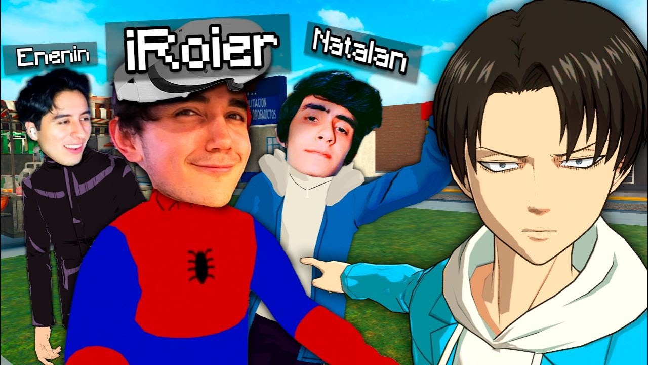Pasé UN DÍA con ROIER, NATALAN Y ENENINN en REALIDAD VIRTUAL | VRCHAT
