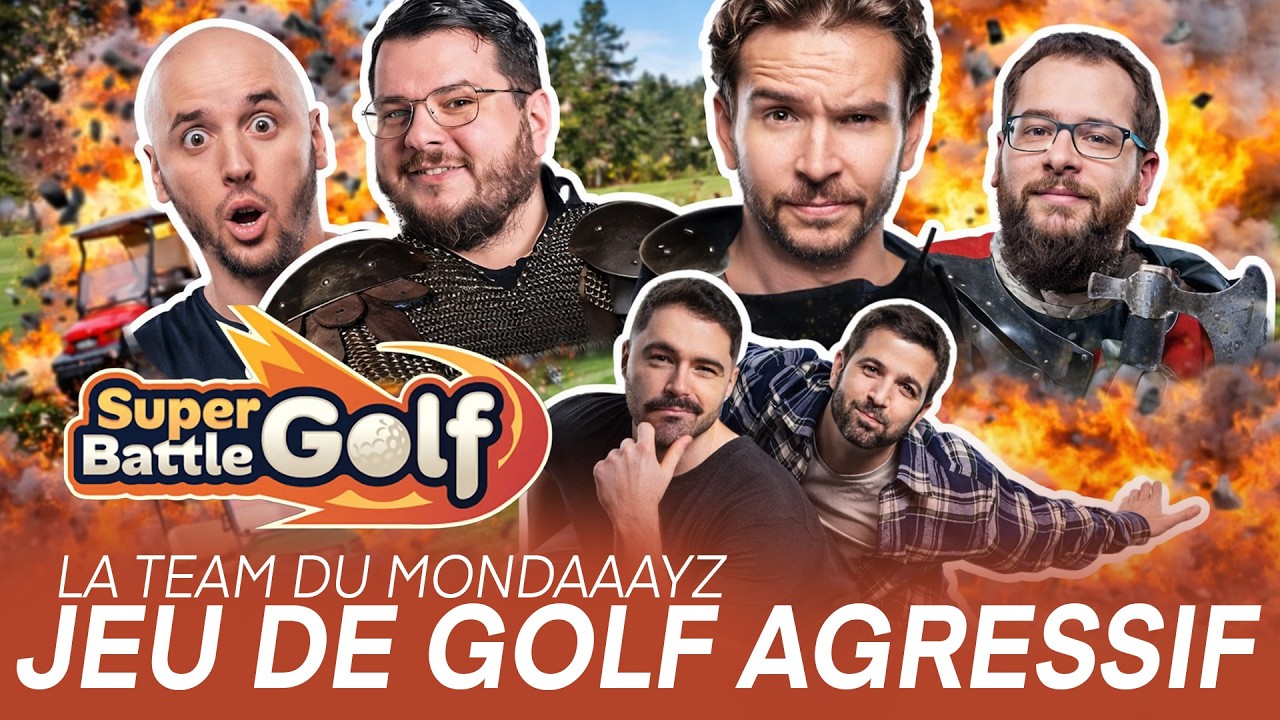 BELLE SOIRÉE MI-GOLF/MI-VIOLENCE ! (avec Riv, Jiji, Low4n, Xari et Domingo sur Super Battle Golf)