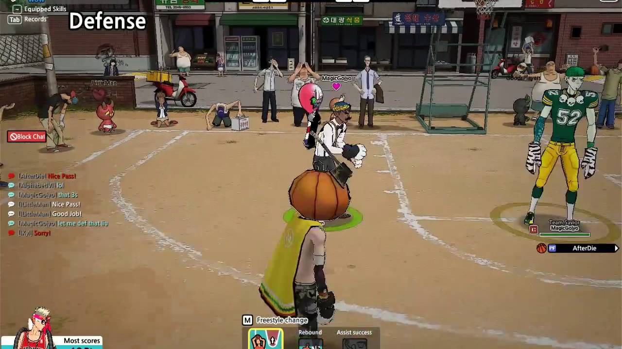 Lets Play C - Dashing VS 2 BIGMAN : Freestyle 2 Street BasketBall