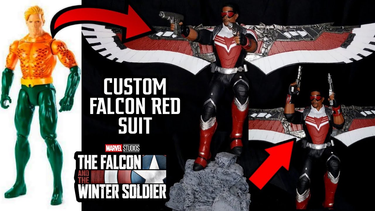 CUSTOM Falcon Traje Rojo | Falcon And The Winter Soldier | Titan Hero | Alas de Falcon | Street Play
