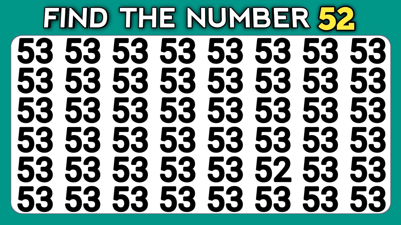 Test your visual Skills | Can You find the odd numbers and letters |Find odd one