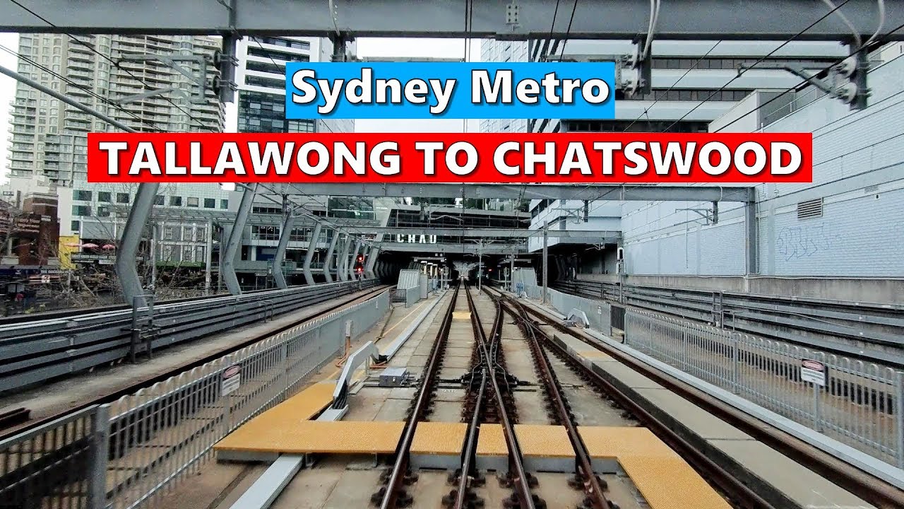 SYDNEY METRO Tallawong To Chatswood Full Ride | Sydney Australia
