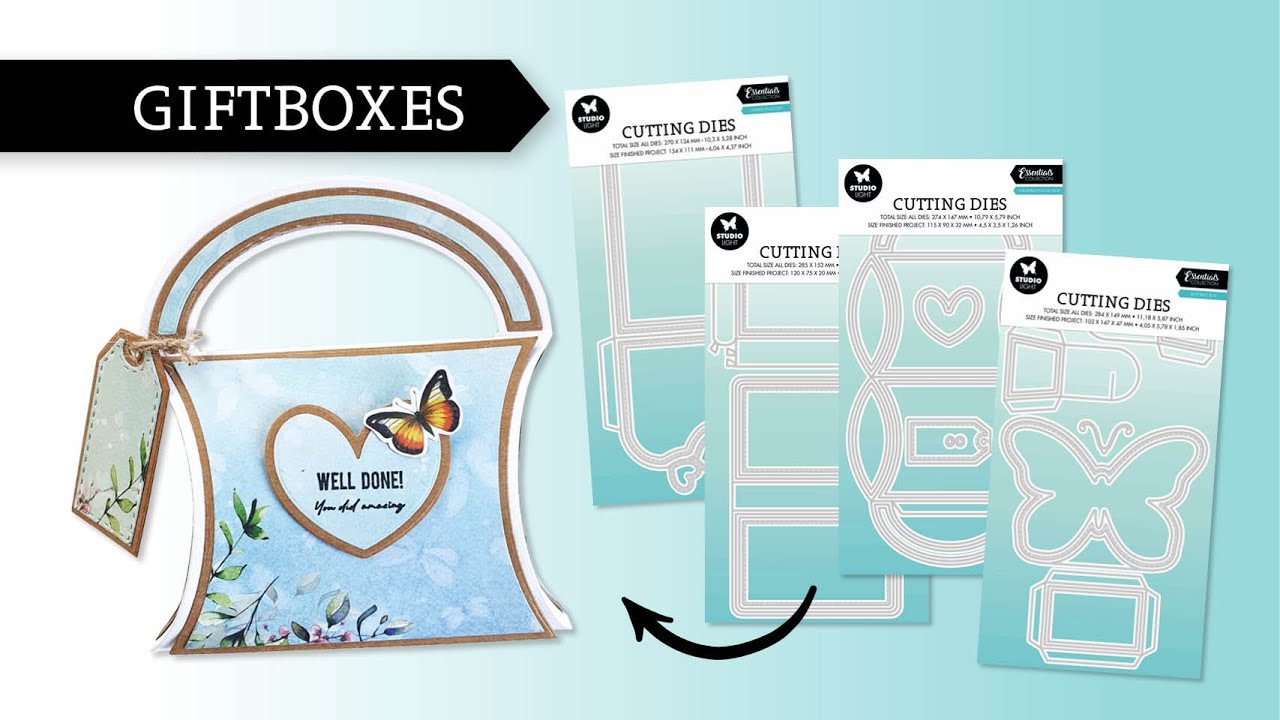 Easy way to make a GIFTBOX with our new die sets!