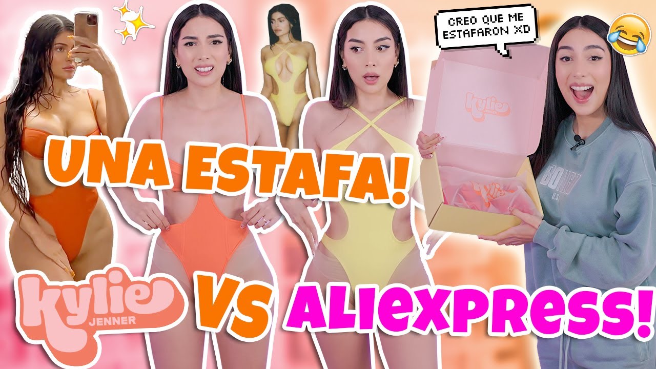 PROBANDO LOS POLÉMICOS BIKINIS DE KYLIE JENNER 😱 Y los comparé KYLIE SWIM vs ALIEXPRESS  | Claudipia