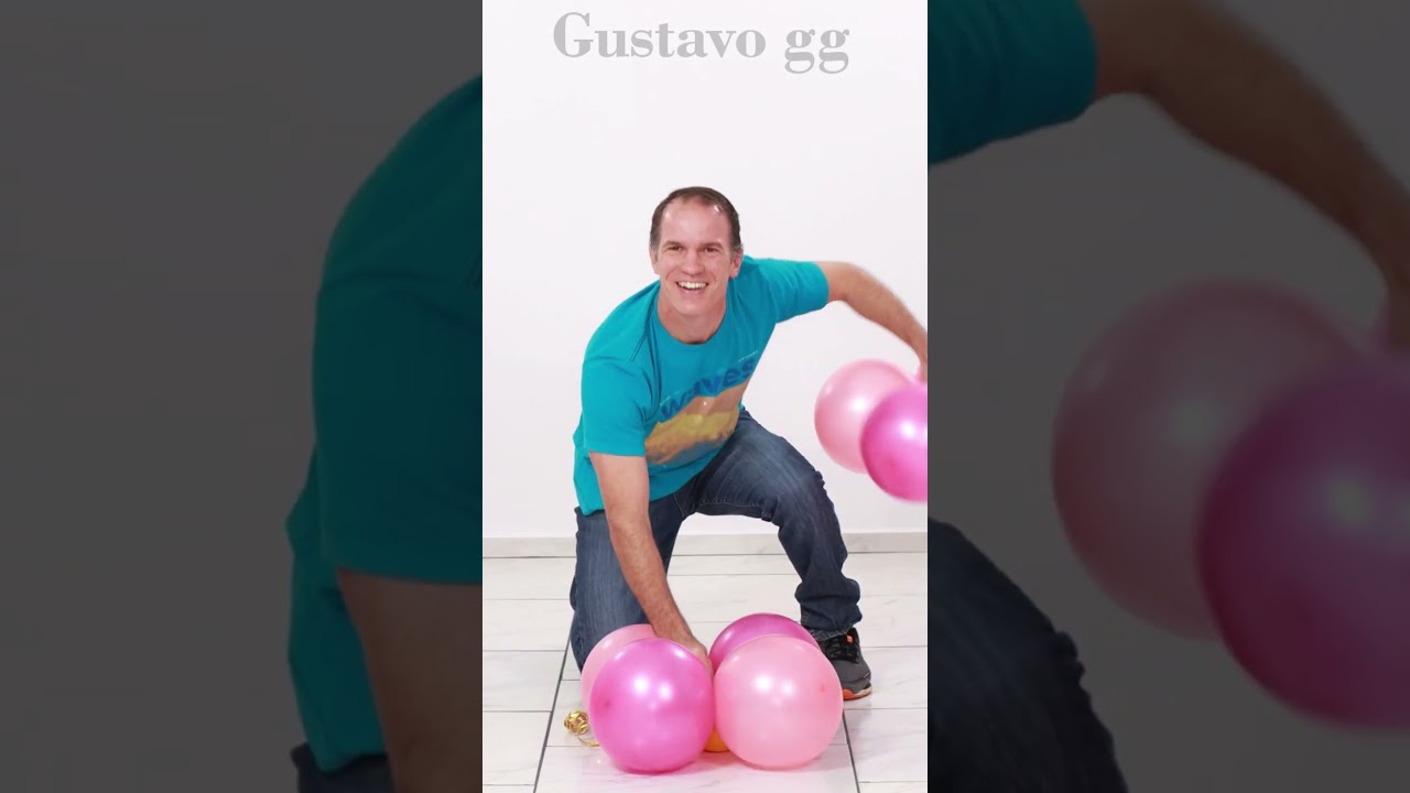 COLUMNAS DE GLOBOS ( sin estructura 👍) decoración con globos - Gustavo gg