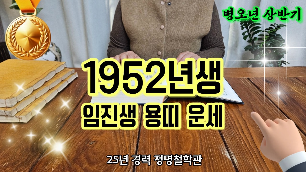52년생 용띠 2026년 병오년 상반기 운세🎉임진생 드디어 하늘이 도와주십니다 천을귀인 말년복있는띠🙏말년복 좋은 사주 용띠운세 용띠 운세 1952년생 말년운 금전운
