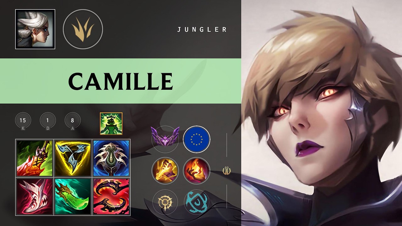 Camille Jungle vs Graves - EUNE Master Patch 26.10