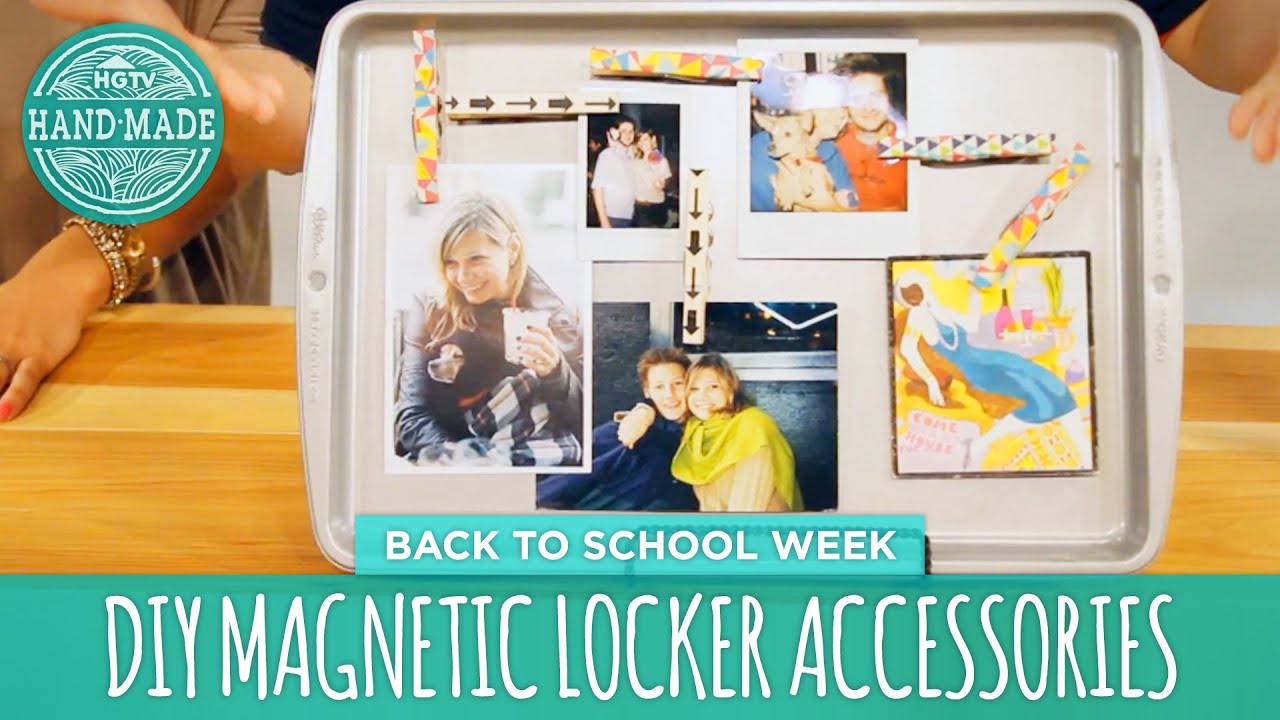 DIY Magnetic Locker Accessories - Back to School Week - HGTV Handmade