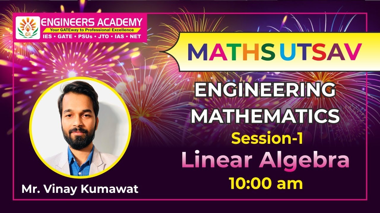 Engineering Mathematics | Linear Algebra | GATE Exam 2022 | Free Online Coaching | Lect-1