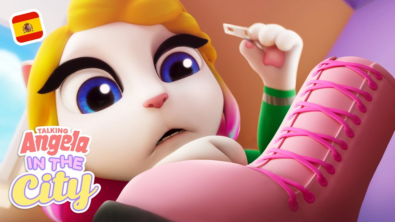 ¡La BOTA obstinada! 🤦‍♀️👢Talking Angela: En la ciudad