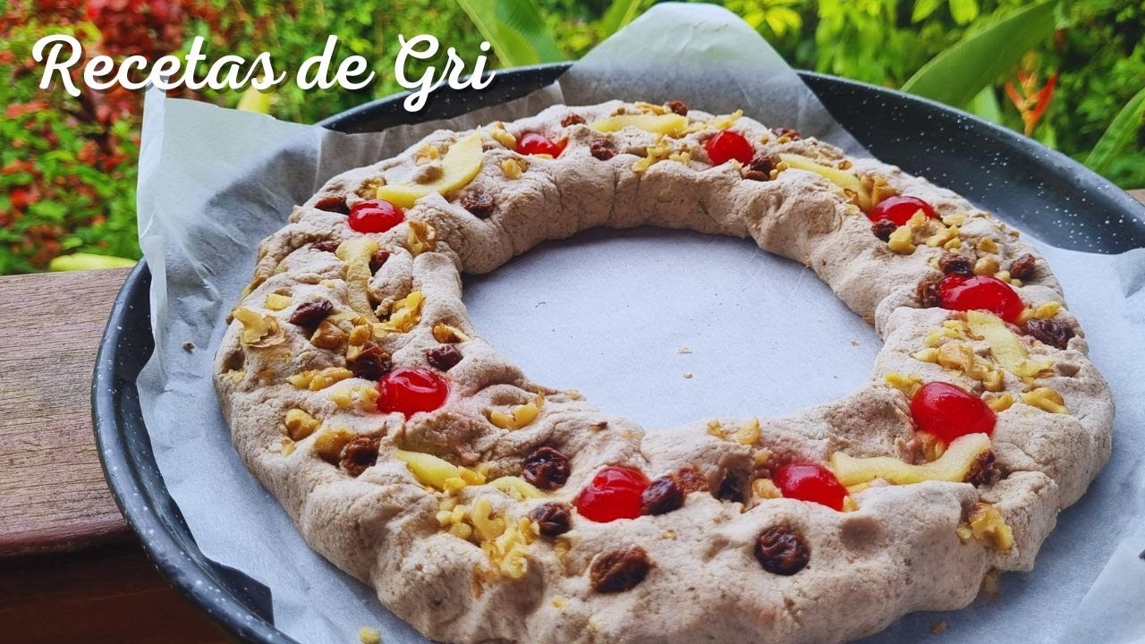 🎄SIN TACC. ROSCA Gluten Free y Sin Huevo. Receta fácil y Saludable. Con 100% de Grasas Saludables