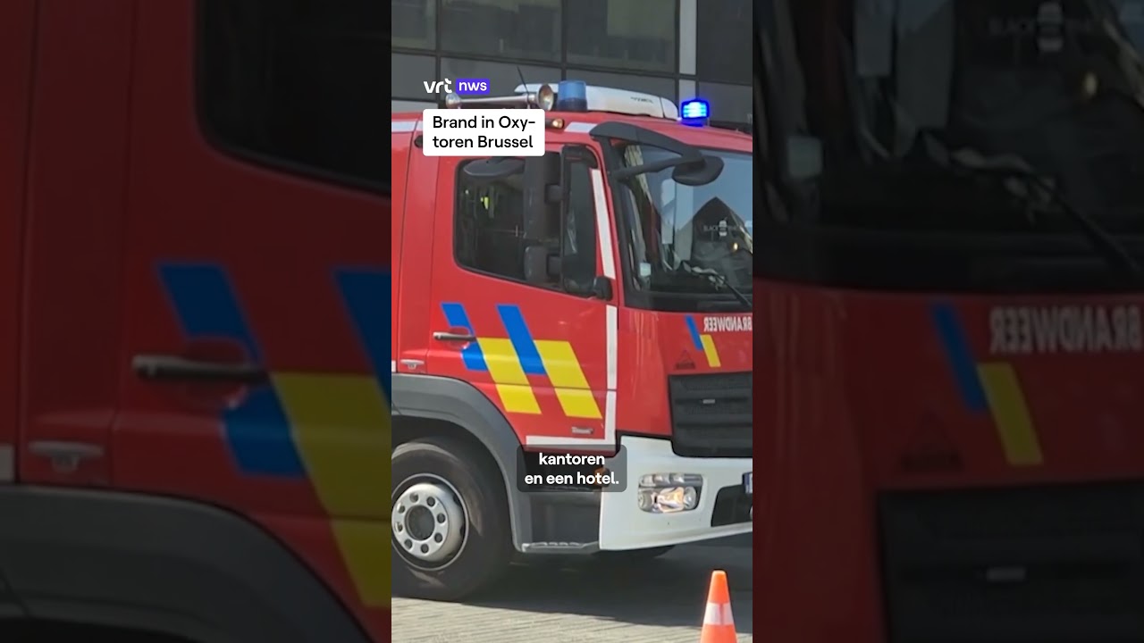 Brand in Oxy-toren Brussel