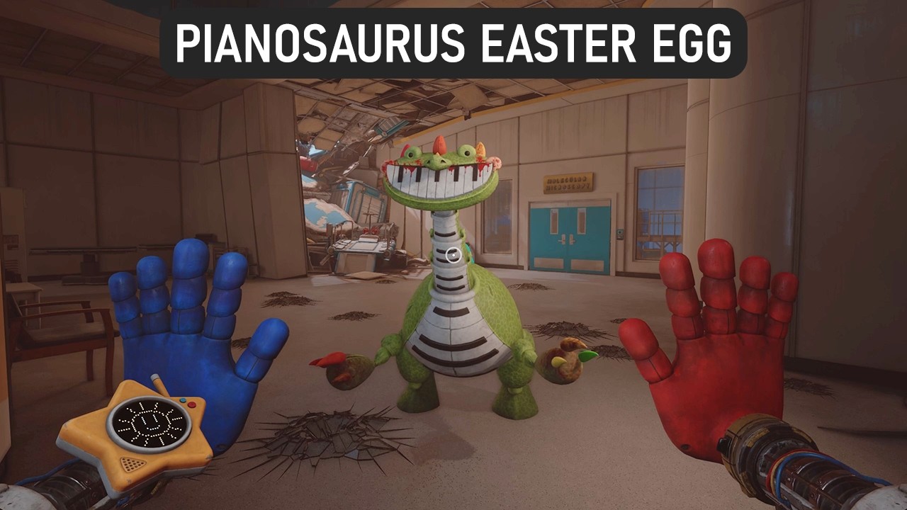 How to Find and Activate Blue Scanners to Unlock Pianosaurus Easter Egg | Poppy Playtime: Chapter 5