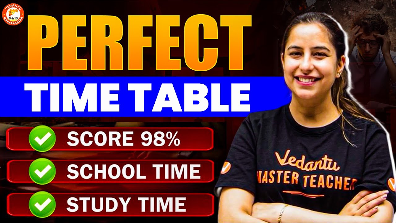 How to Make a Perfect Time Table for Class 10 Boards💯
