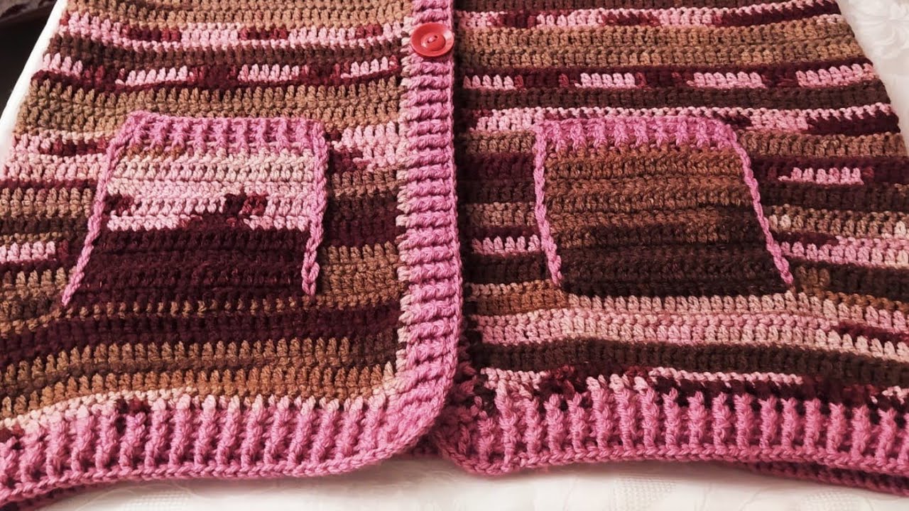 ÖRGÜ CEP NASIL YAPILIR. HIRKA YELEK SÜVETER VS İÇİN KOLAY CEP YAPILIŞI. CROCHET POCKET TUTORİAL