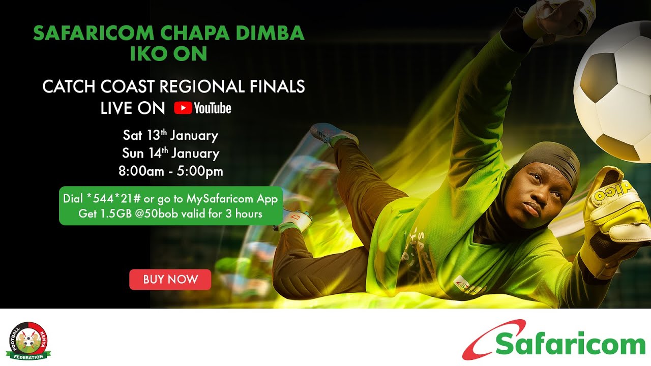 Safaricom Chapa Dimba | Coast Regional Finals Day 1 Live Stream