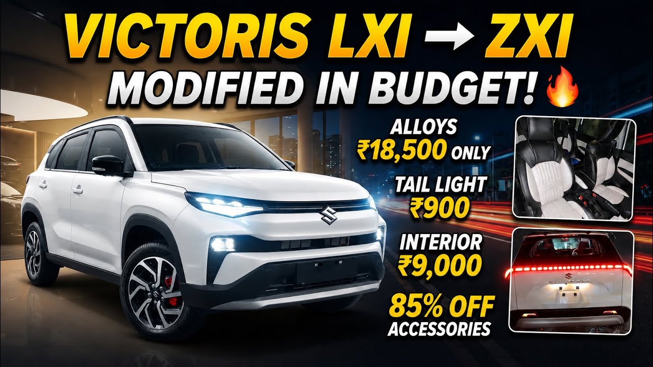 victoris lxi to zxi modified with price | victoris base to top modified | victoris modified