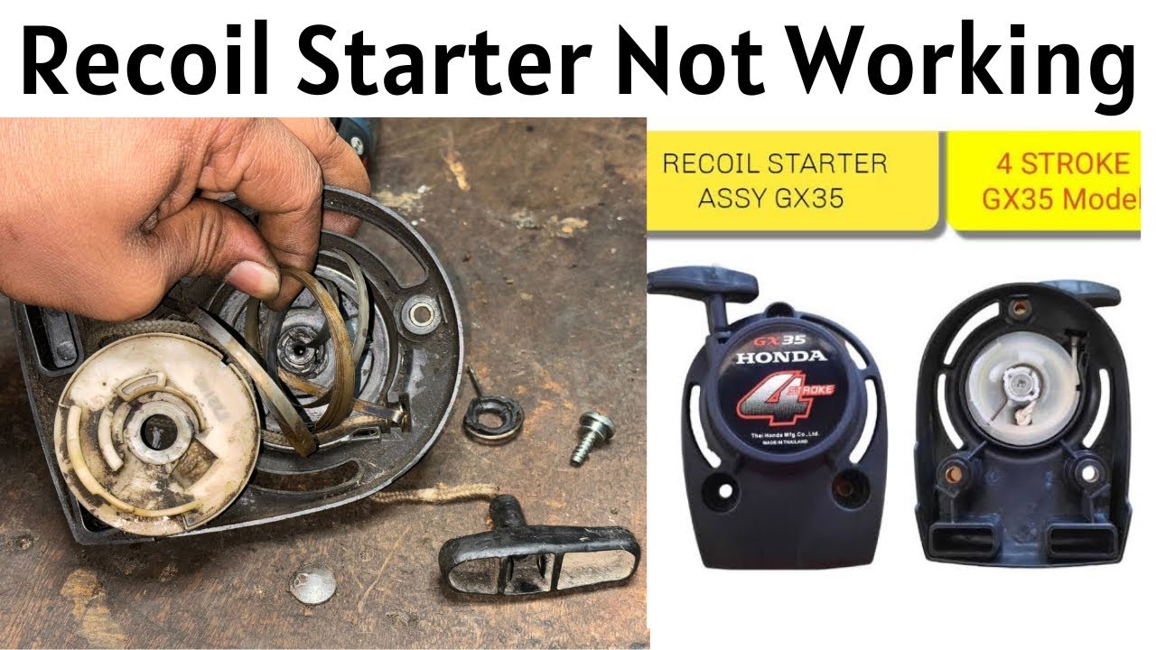 Honda Brush Cutter Recoil Starter Not Working