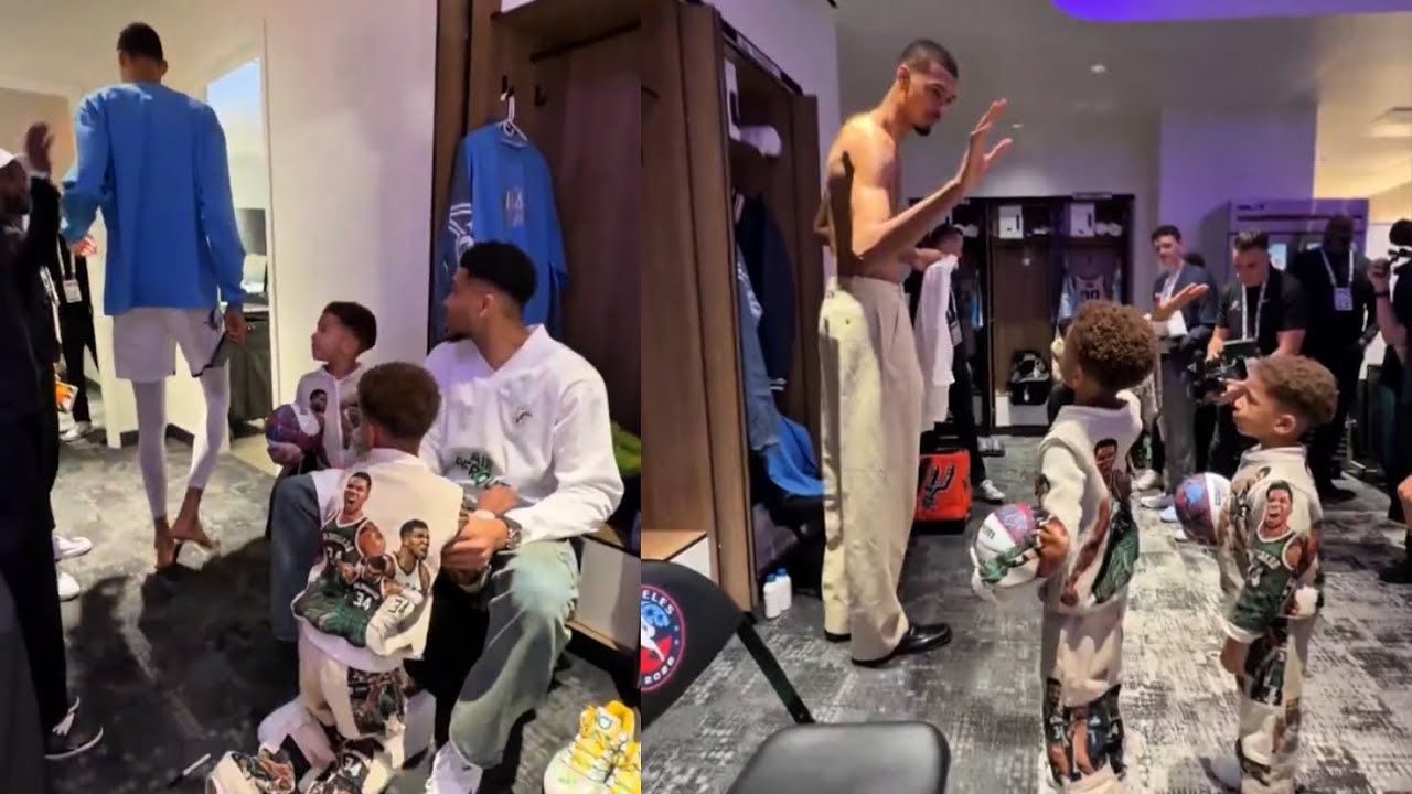 Дети Янниса были в ШОКЕ, увидев Уэмби: «Он огромный!» 😂