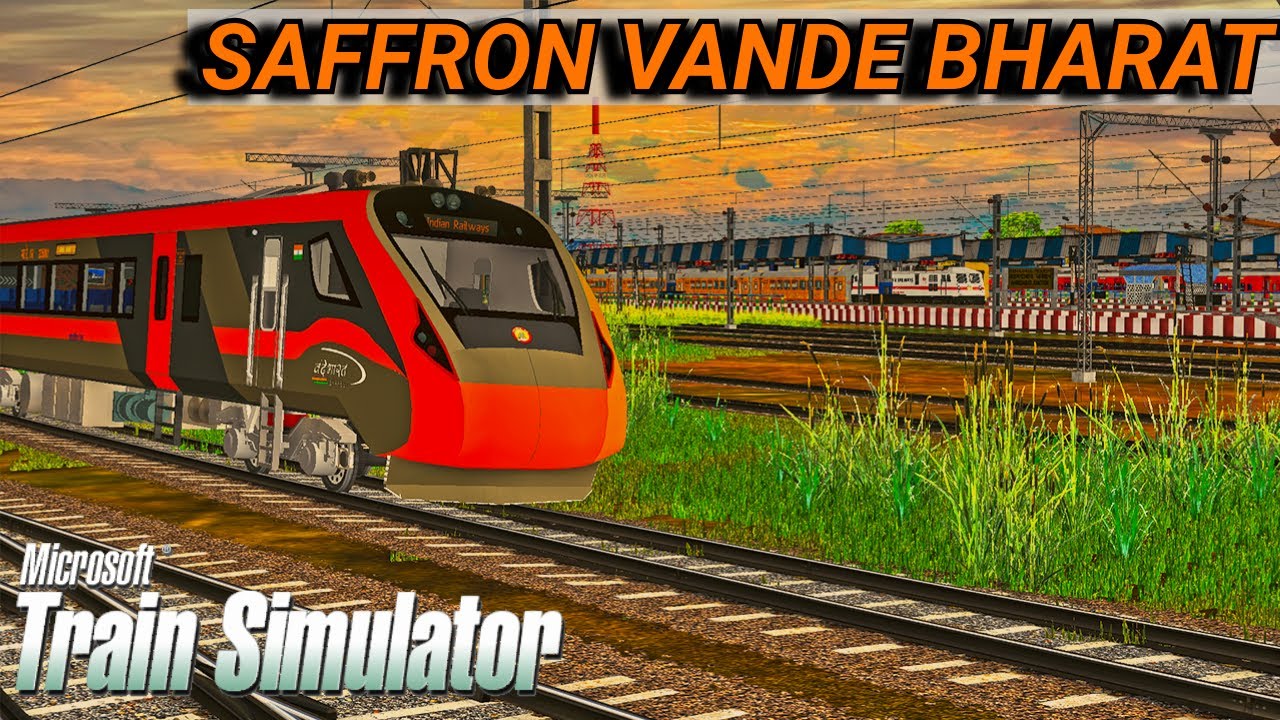 🚅MSTS LIVE : JOURNEY IN SAFFRON VANDEBHARAT | FASTEST TRAIN |  IR MSTS | #livestream #vandebharat