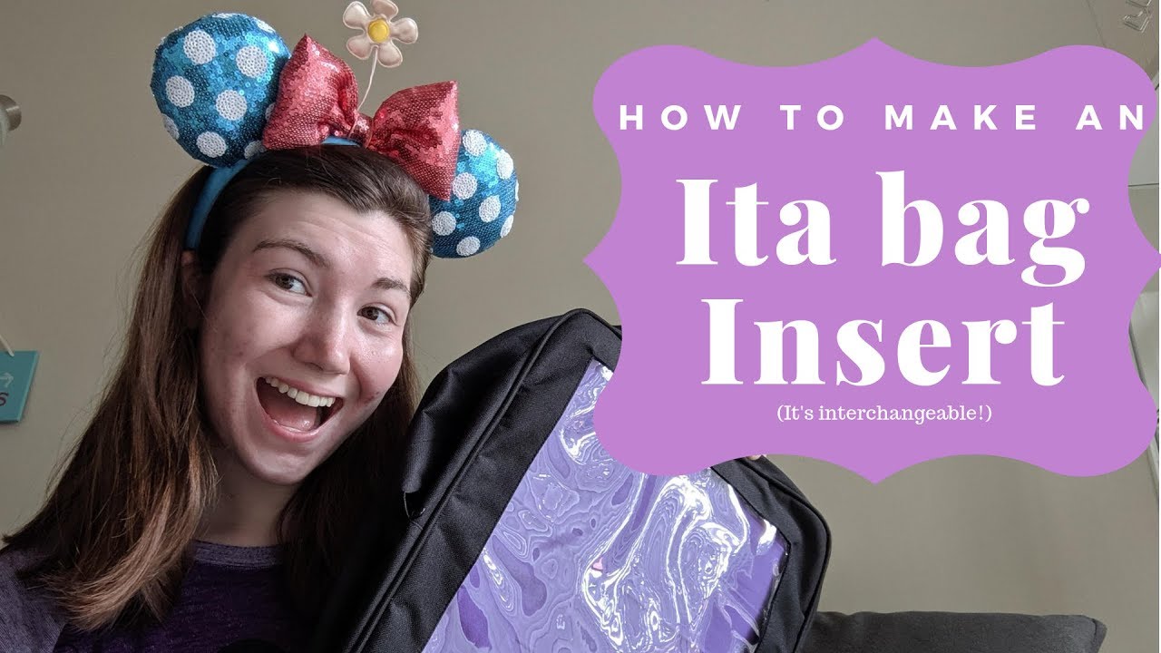 DIY interchangeable ITA bag insert