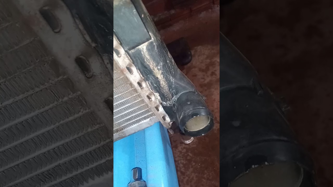 trocando a caixa do Radiador da Classe A 190.